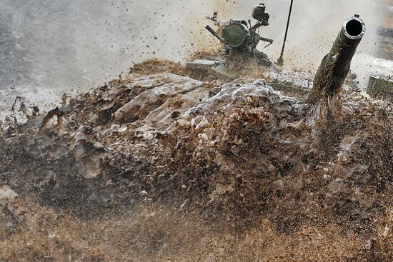 Tank biathlon in Chelyabinsk Region