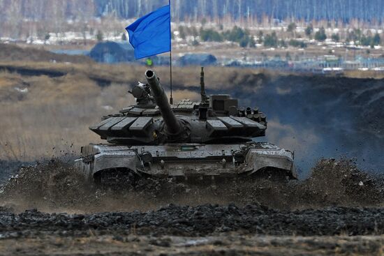 Tank biathlon in Chelyabinsk Region