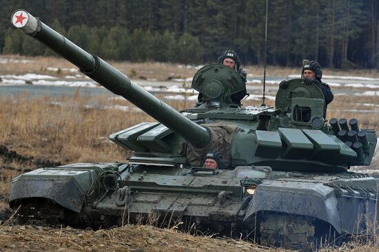 Tank biathlon in Chelyabinsk Region