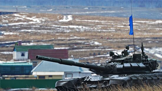 Tank biathlon in Chelyabinsk Region