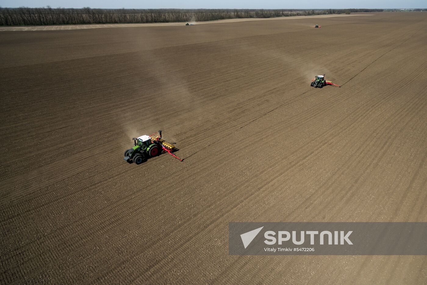 Spring sowing campaign in Krasnodar Territory