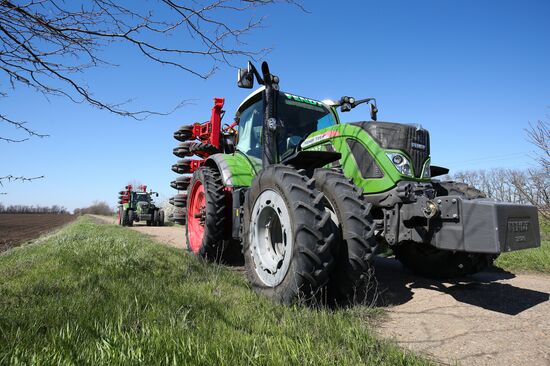 Spring sowing campaign in Krasnodar Territory