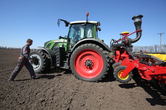 Spring sowing campaign in Krasnodar Territory