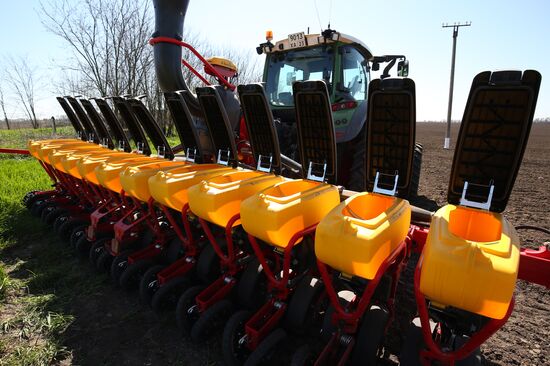 Spring sowing campaign in Krasnodar Territory