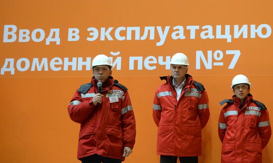 New blast-furnace put into operation at Nizhny Tagil Metallurgical Plant
