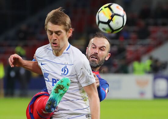 Football. Russian Football Premier League. CSKA vs. Dynamo