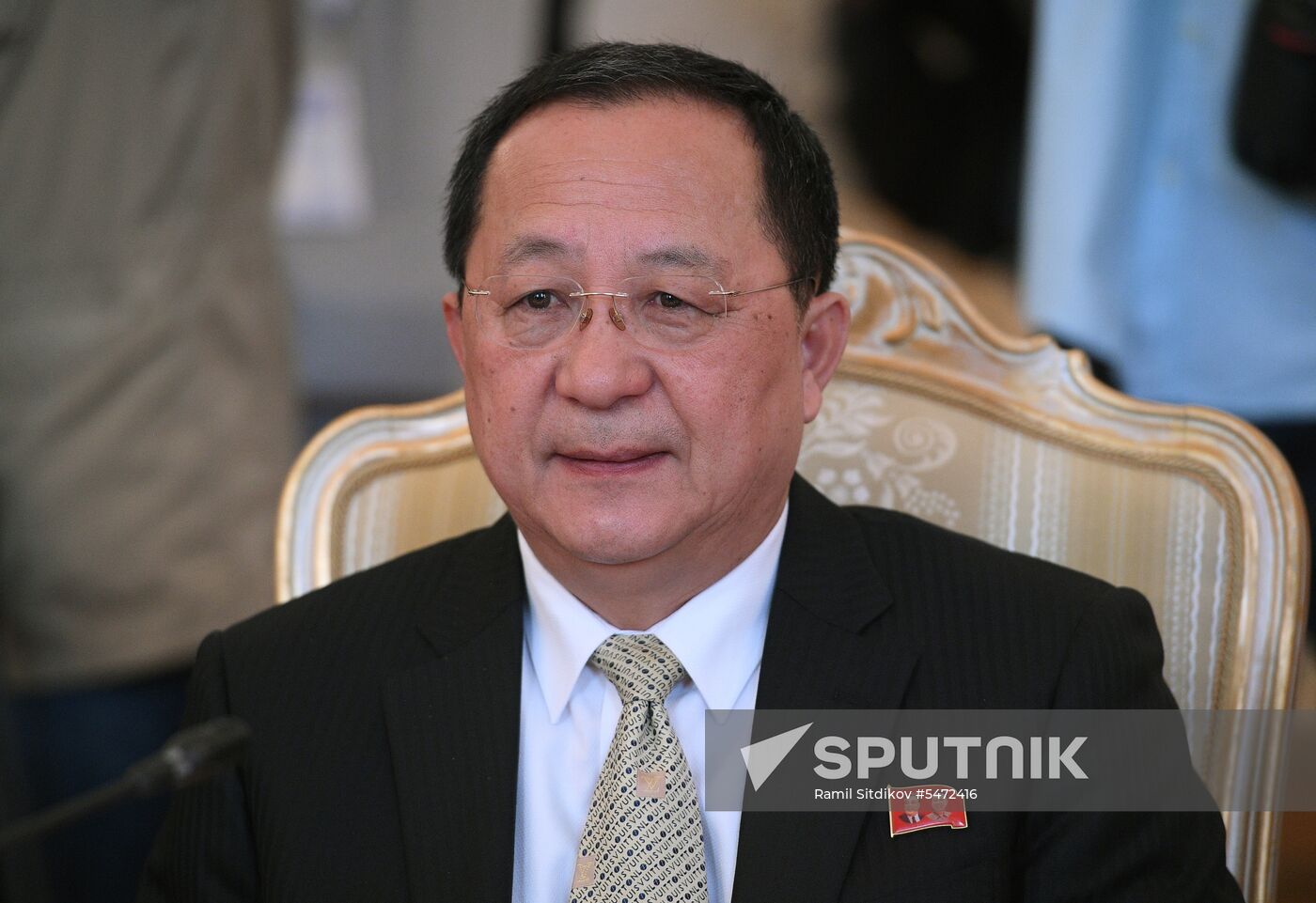 Russian Foreign Minister Lavrov meets with North Korean counterpart, Ri Yong-ho