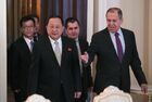 Russian Foreign Minister Lavrov meets with North Korean counterpart, Ri Yong-ho