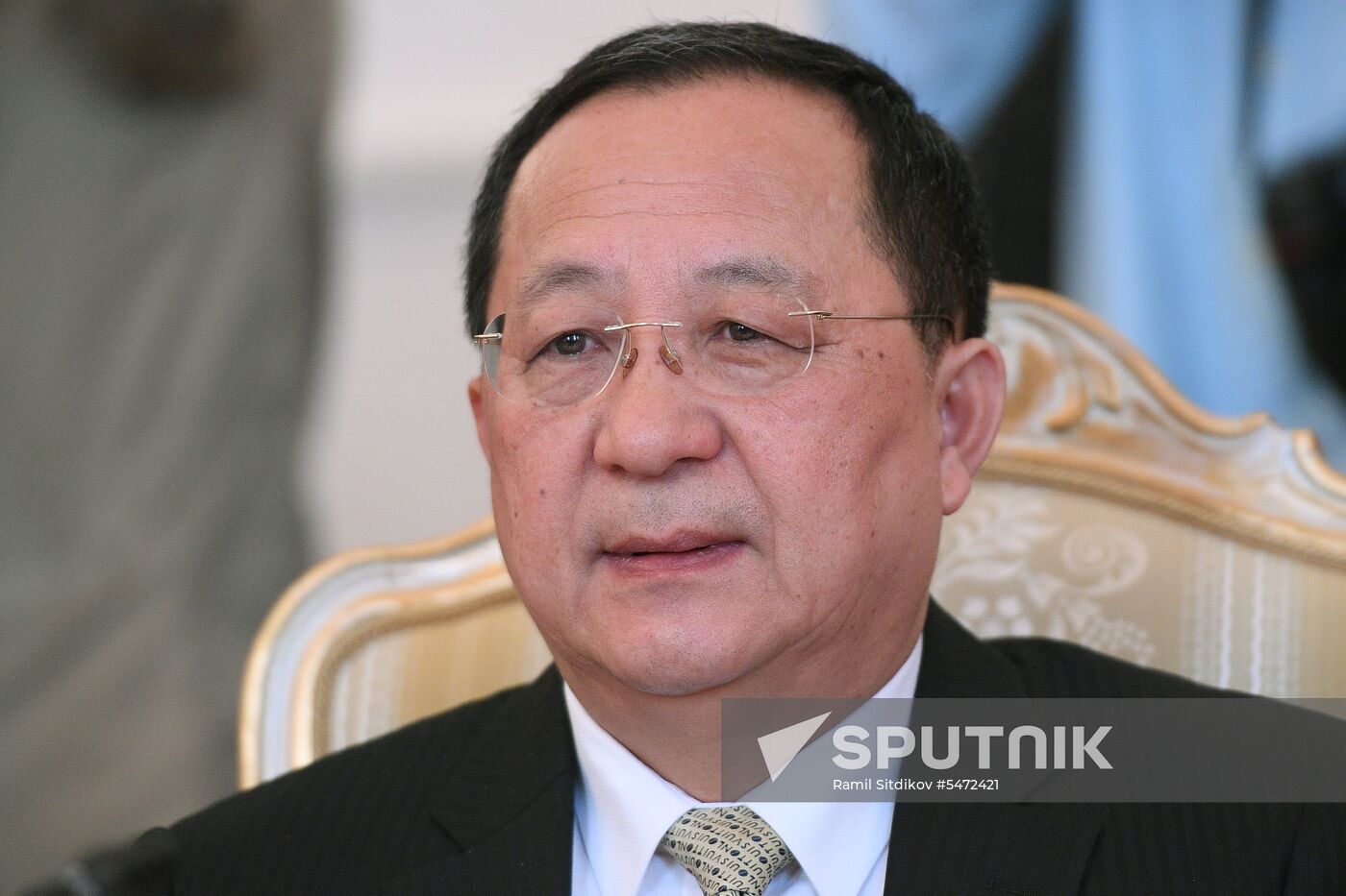 Russian Foreign Minister Lavrov meets with North Korean counterpart, Ri Yong-ho