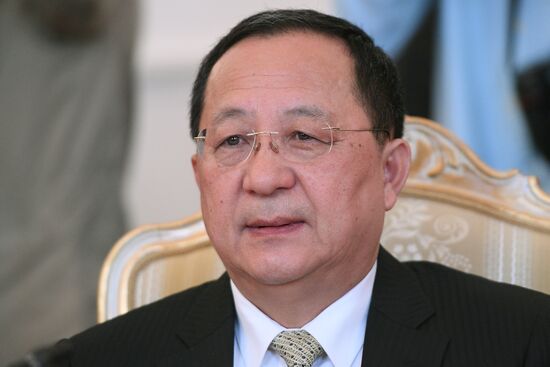 Russian Foreign Minister Lavrov meets with North Korean counterpart, Ri Yong-ho