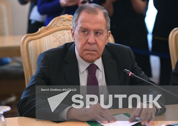 Russian Foreign Minister Lavrov meets with North Korean counterpart, Ri Yong-ho