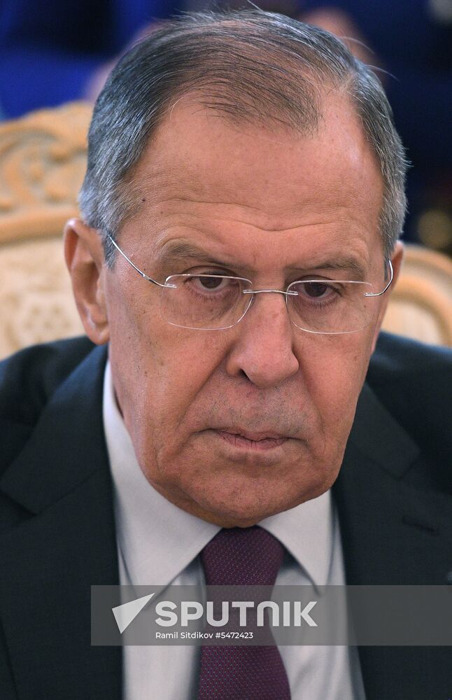 Russian Foreign Minister Lavrov meets with North Korean counterpart, Ri Yong-ho