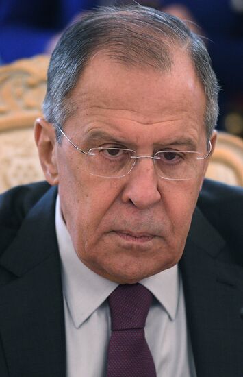 Russian Foreign Minister Lavrov meets with North Korean counterpart, Ri Yong-ho