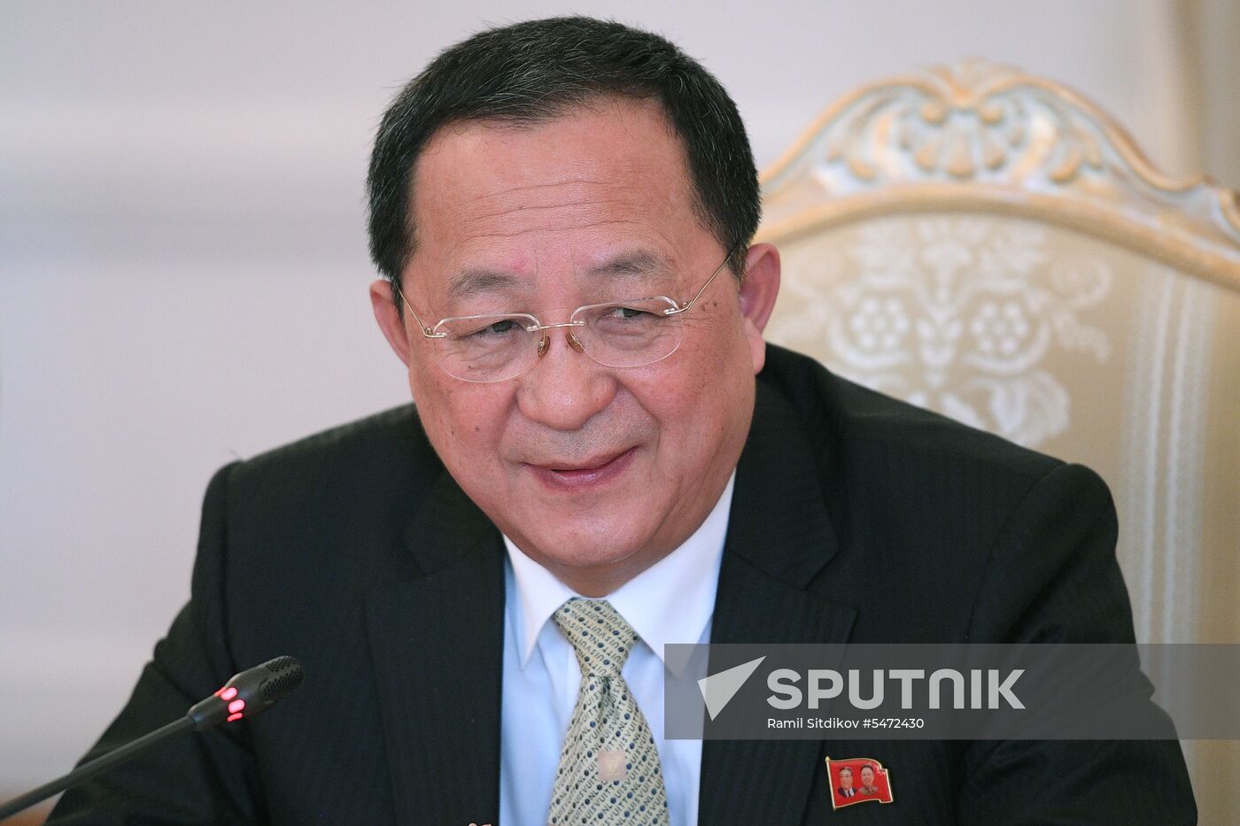 Russian Foreign Minister Lavrov meets with North Korean counterpart, Ri Yong-ho