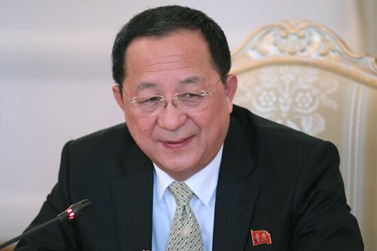Russian Foreign Minister Lavrov meets with North Korean counterpart, Ri Yong-ho