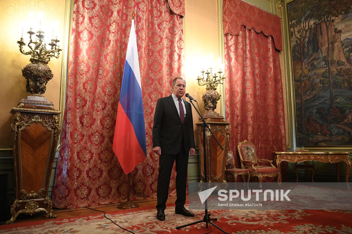 Russian Foreign Minister Lavrov meets with North Korean counterpart, Ri Yong-ho