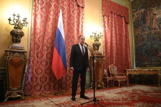 Russian Foreign Minister Lavrov meets with North Korean counterpart, Ri Yong-ho