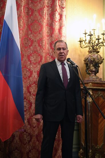 Russian Foreign Minister Lavrov meets with North Korean counterpart, Ri Yong-ho