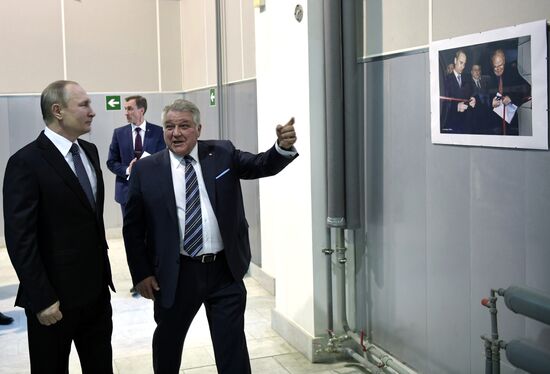 President Vladimir Putin visits Kurchatov Institute