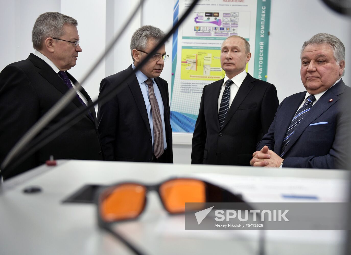 President Vladimir Putin visits Kurchatov Institute