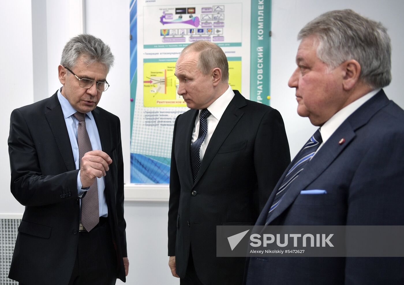 President Vladimir Putin visits Kurchatov Institute