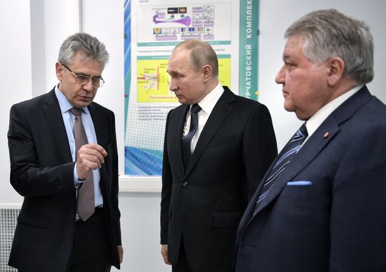 President Vladimir Putin visits Kurchatov Institute