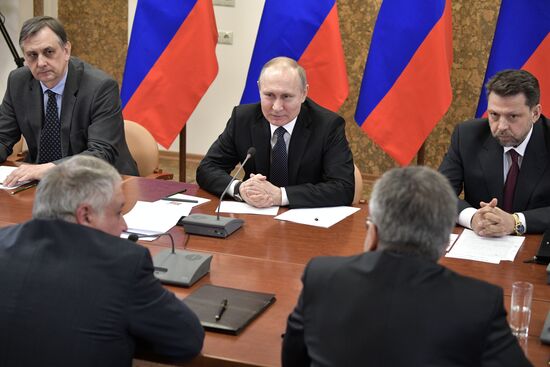 President Vladimir Putin visits Kurchatov Institute