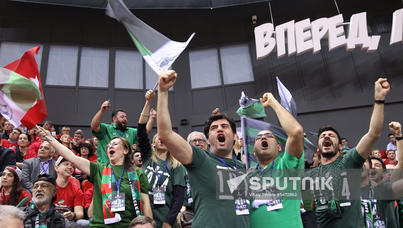 EuroCup Basketball. Lokomotiv-Kuban vs. Darussafaka