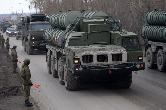 Victory Parade rehearsal in Yekaterinburg