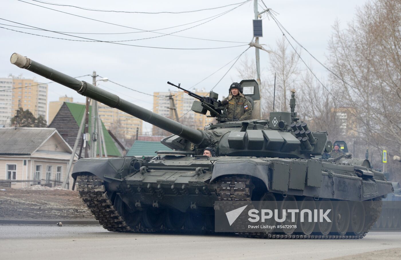 Victory Parade rehearsal in Yekaterinburg