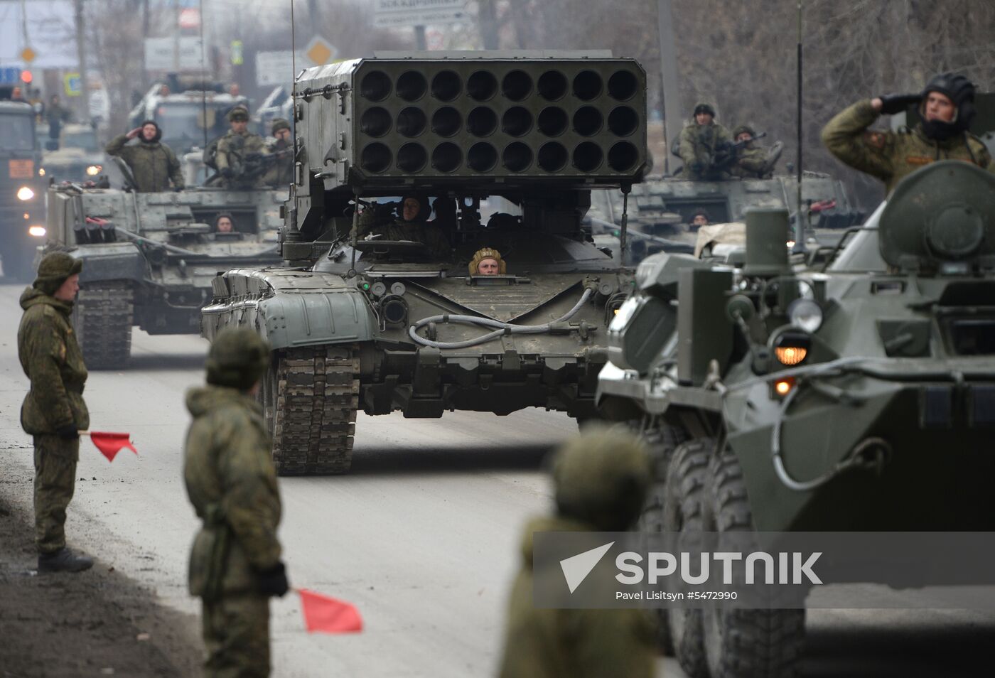 Victory Parade rehearsal in Yekaterinburg