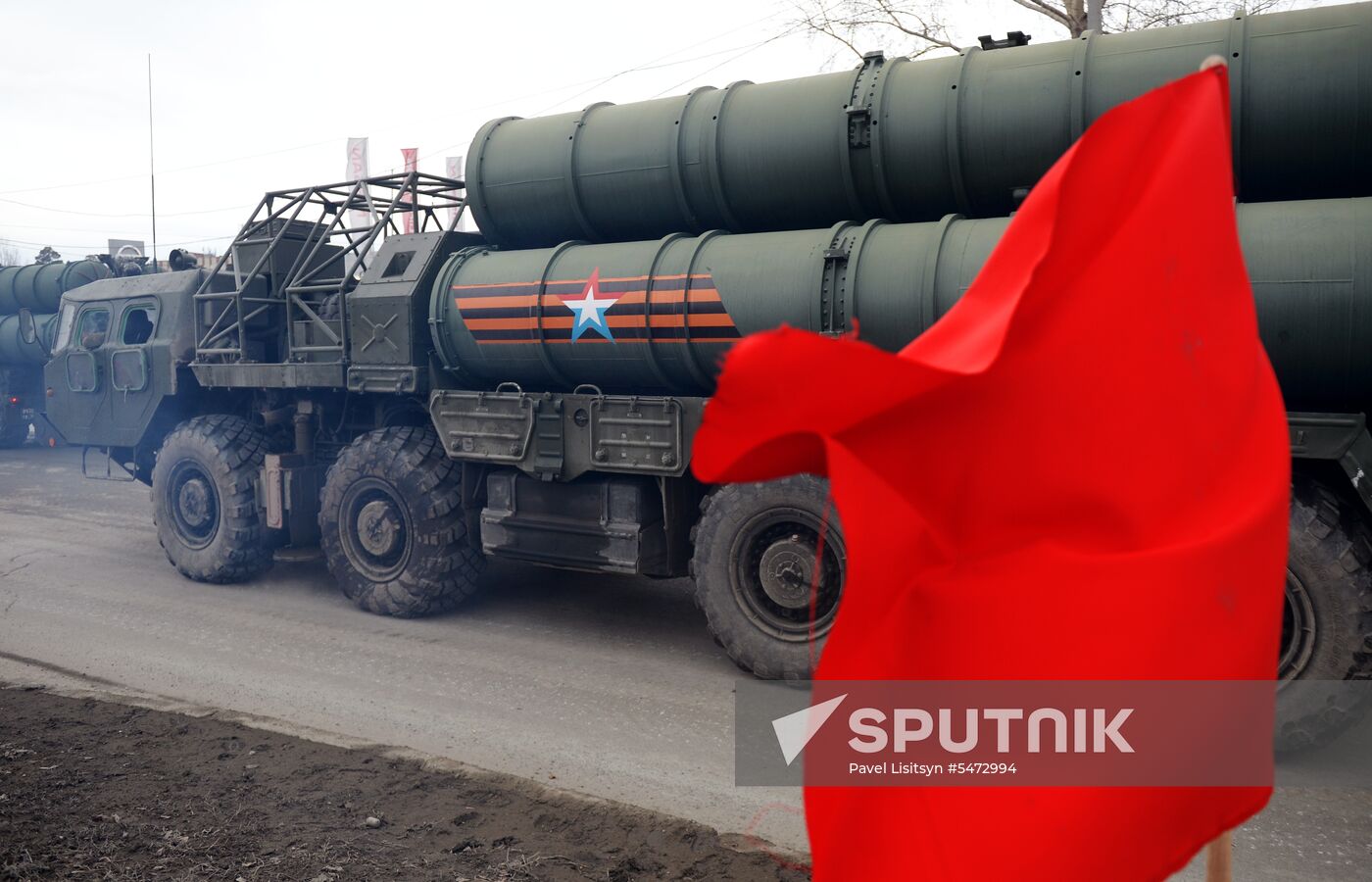 Victory Parade rehearsal in Yekaterinburg