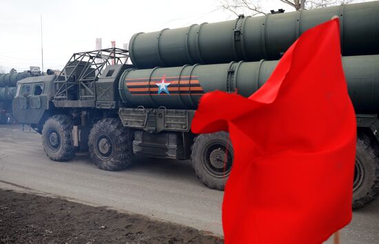 Victory Parade rehearsal in Yekaterinburg