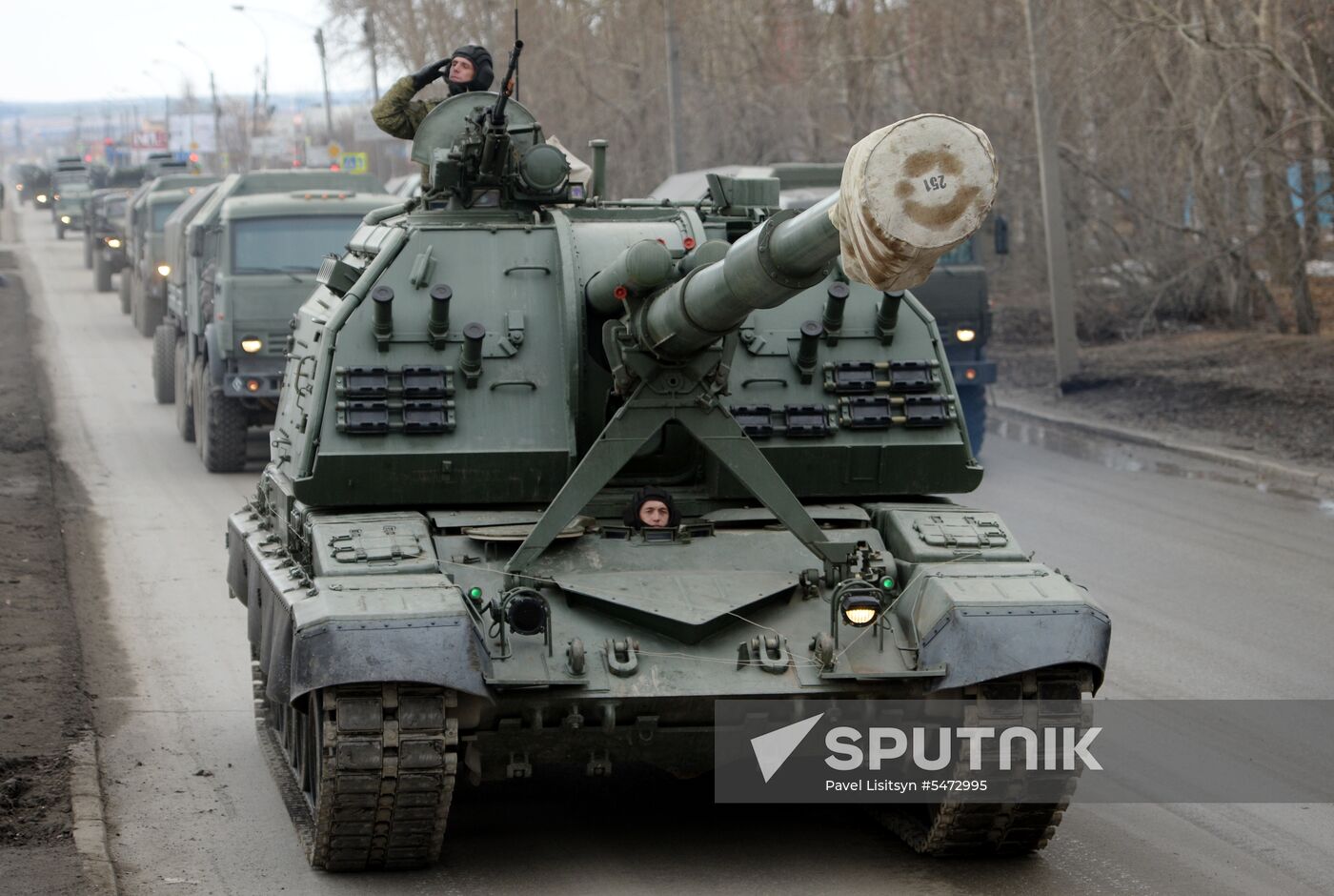 Victory Parade rehearsal in Yekaterinburg