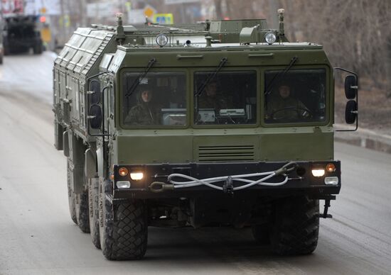Victory Parade rehearsal in Yekaterinburg