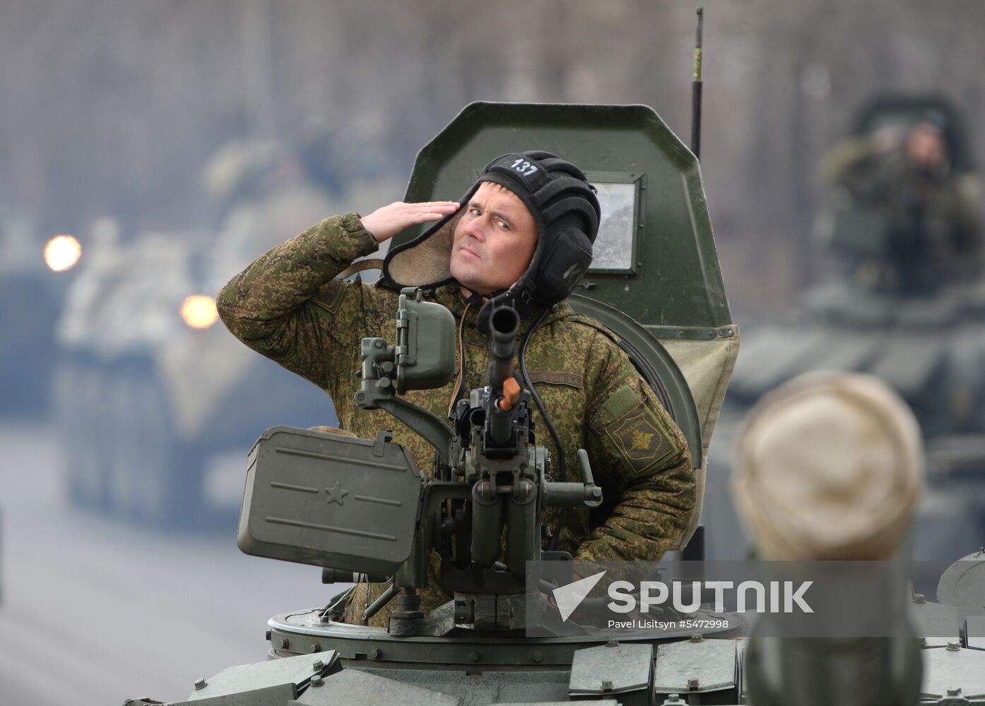 Victory Parade rehearsal in Yekaterinburg