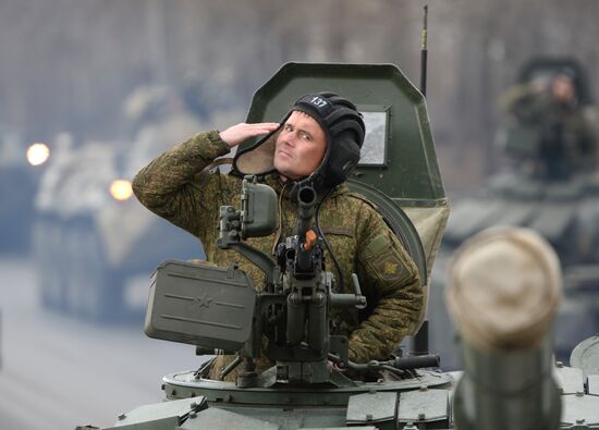 Victory Parade rehearsal in Yekaterinburg