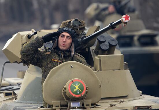 Victory Parade rehearsal in Yekaterinburg