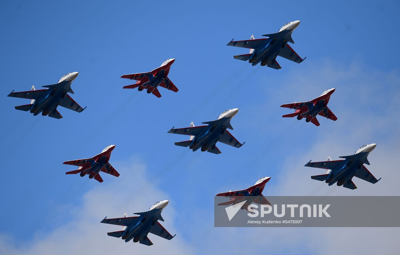 Victory Parade rehearsal