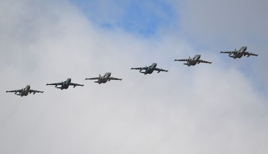 Victory Parade rehearsal