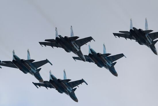 Victory Parade rehearsal