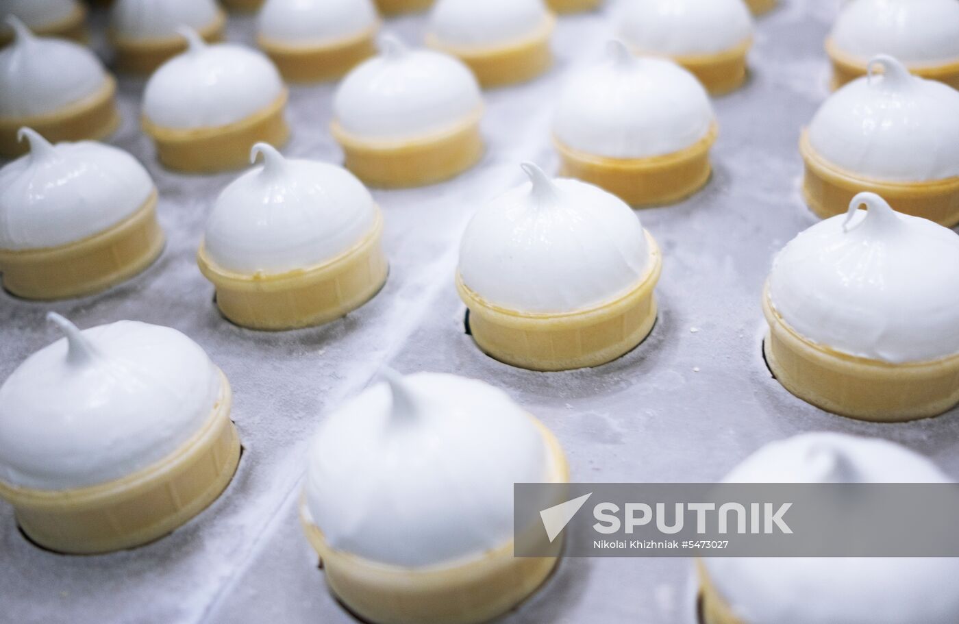 Korenovka cow ice cream production