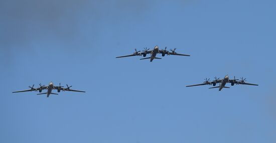 Victory Parade rehearsal