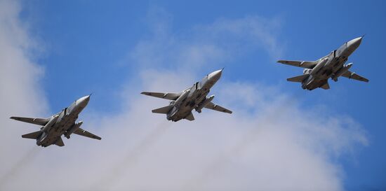 Victory Parade rehearsal