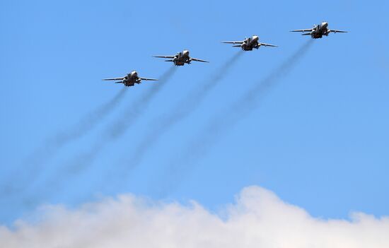 Victory Parade rehearsal