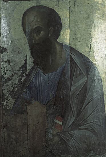 Zvenigorod rite icon fragment