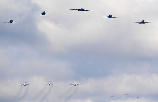 Victory Parade rehearsal