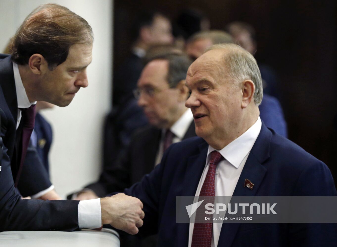 Prime Minister Dmitry Medvedev speaks at State Duma