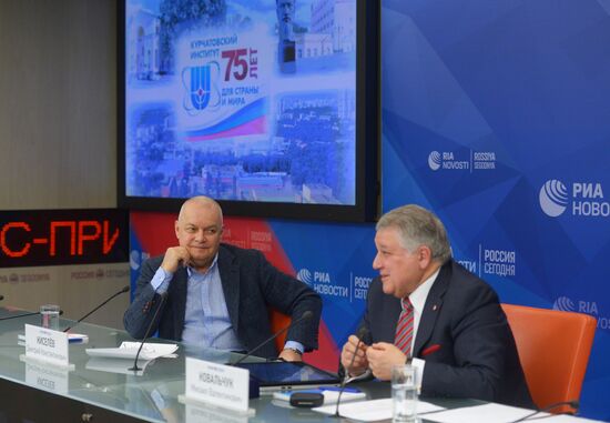 News conference by Kurchatov Institute President Mikhail Kovalchuk