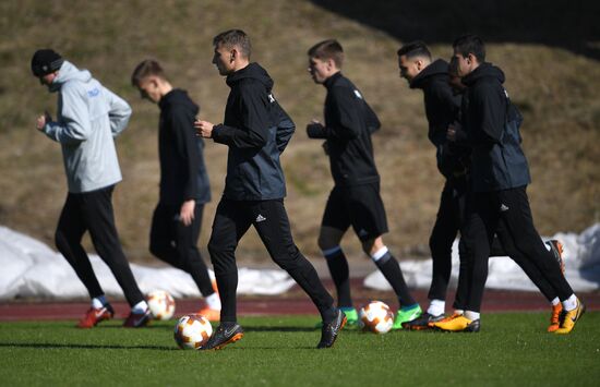 Football. UEFA Europa League. PFC CSKA's training session